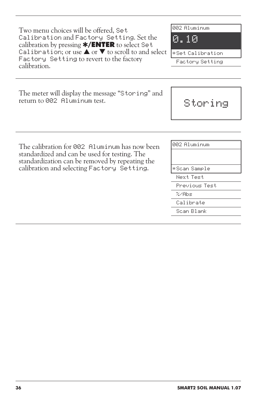 Storing | LaMotte SMART 2 Electronic Soil Lab User Manual | Page 36 / 84