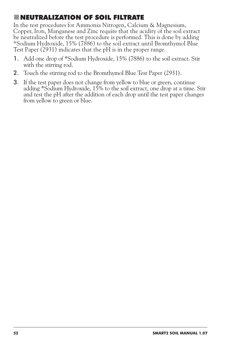 LaMotte SMART 2 Electronic Soil Lab User Manual | Page 52 / 84