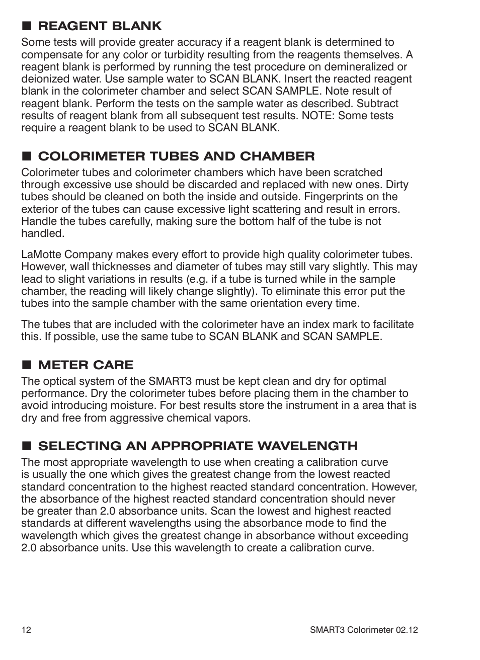 LaMotte SMART3 Colorimeter User Manual | Page 14 / 294