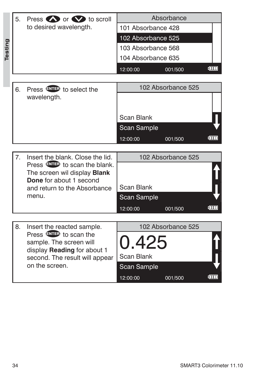 LaMotte SMART3 Colorimeter User Manual | Page 36 / 294
