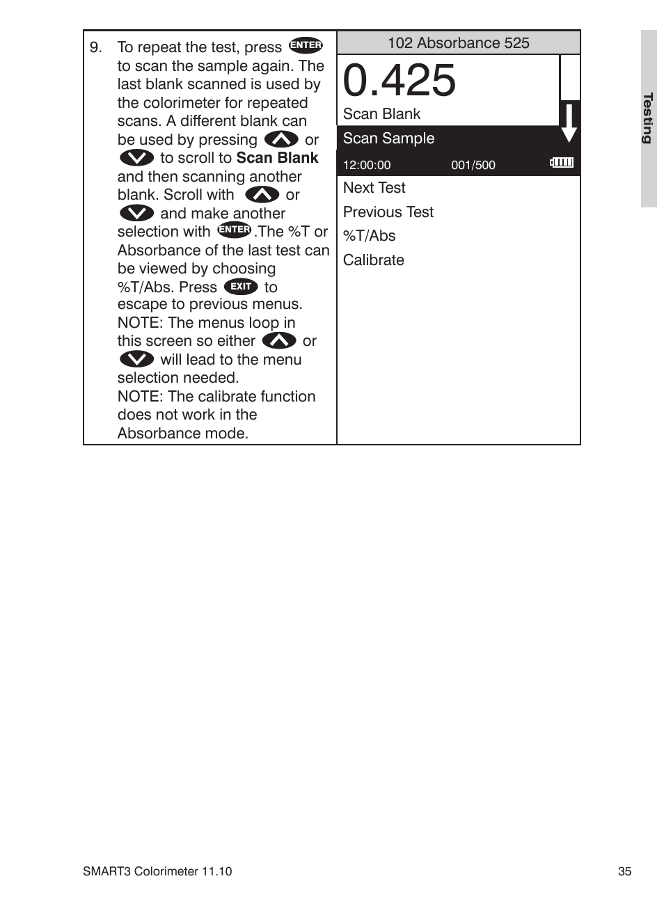 LaMotte SMART3 Colorimeter User Manual | Page 37 / 294