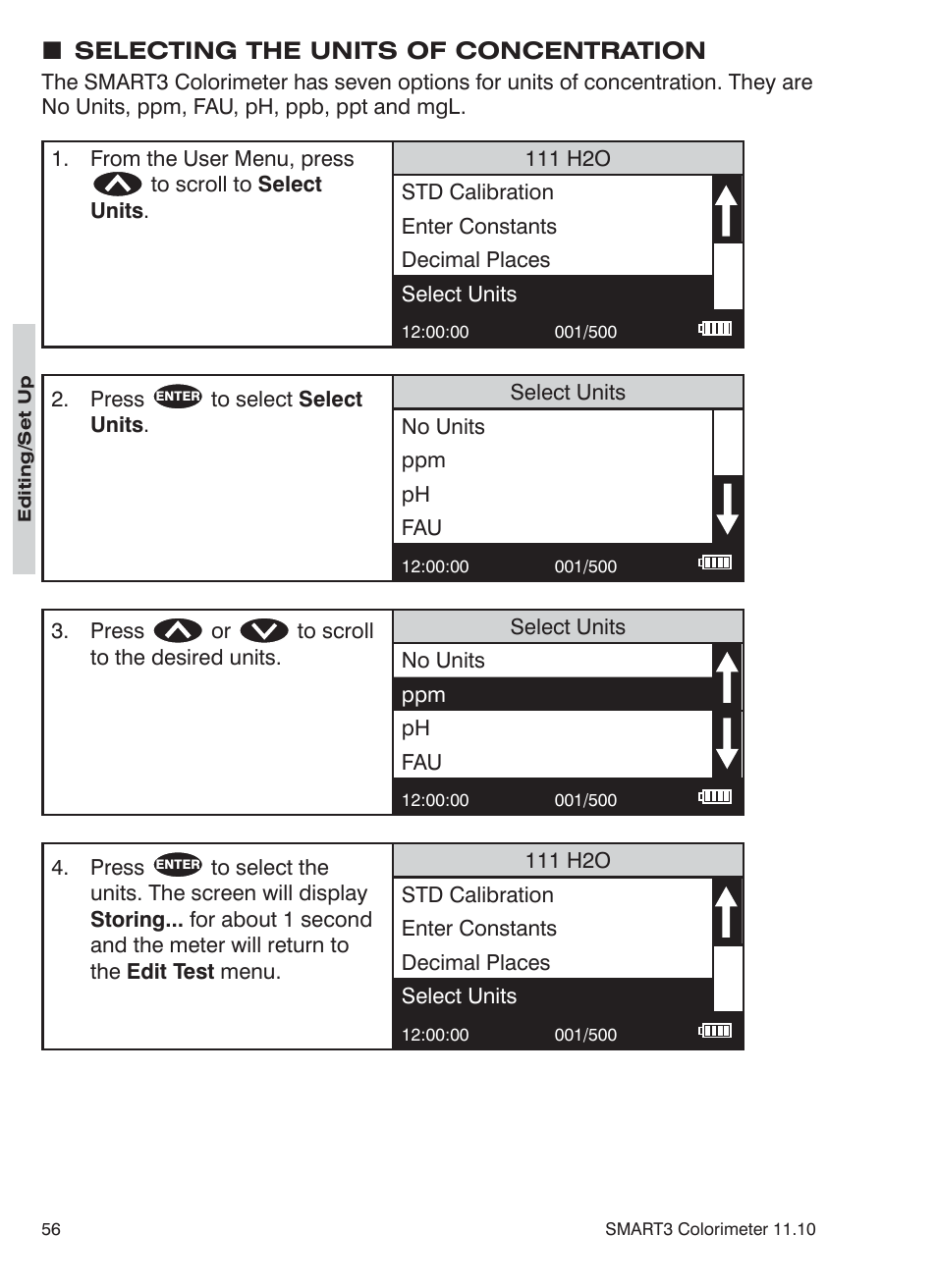 LaMotte SMART3 Colorimeter User Manual | Page 58 / 294