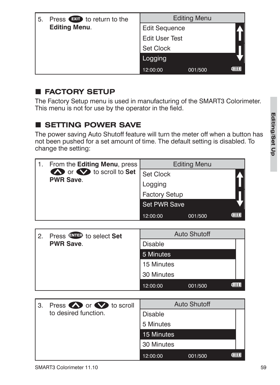 LaMotte SMART3 Colorimeter User Manual | Page 61 / 294