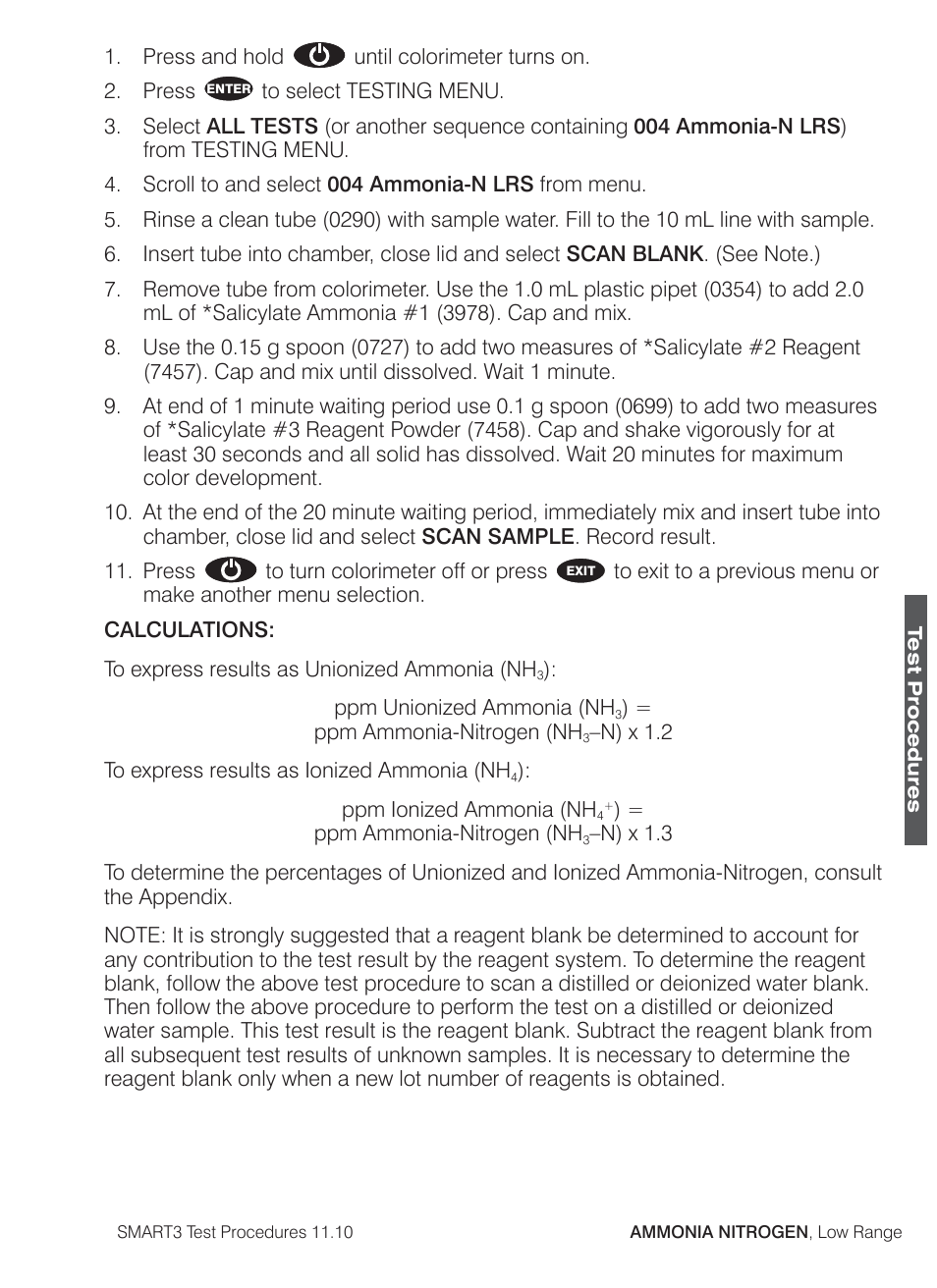 LaMotte SMART3 Colorimeter User Manual | Page 83 / 294