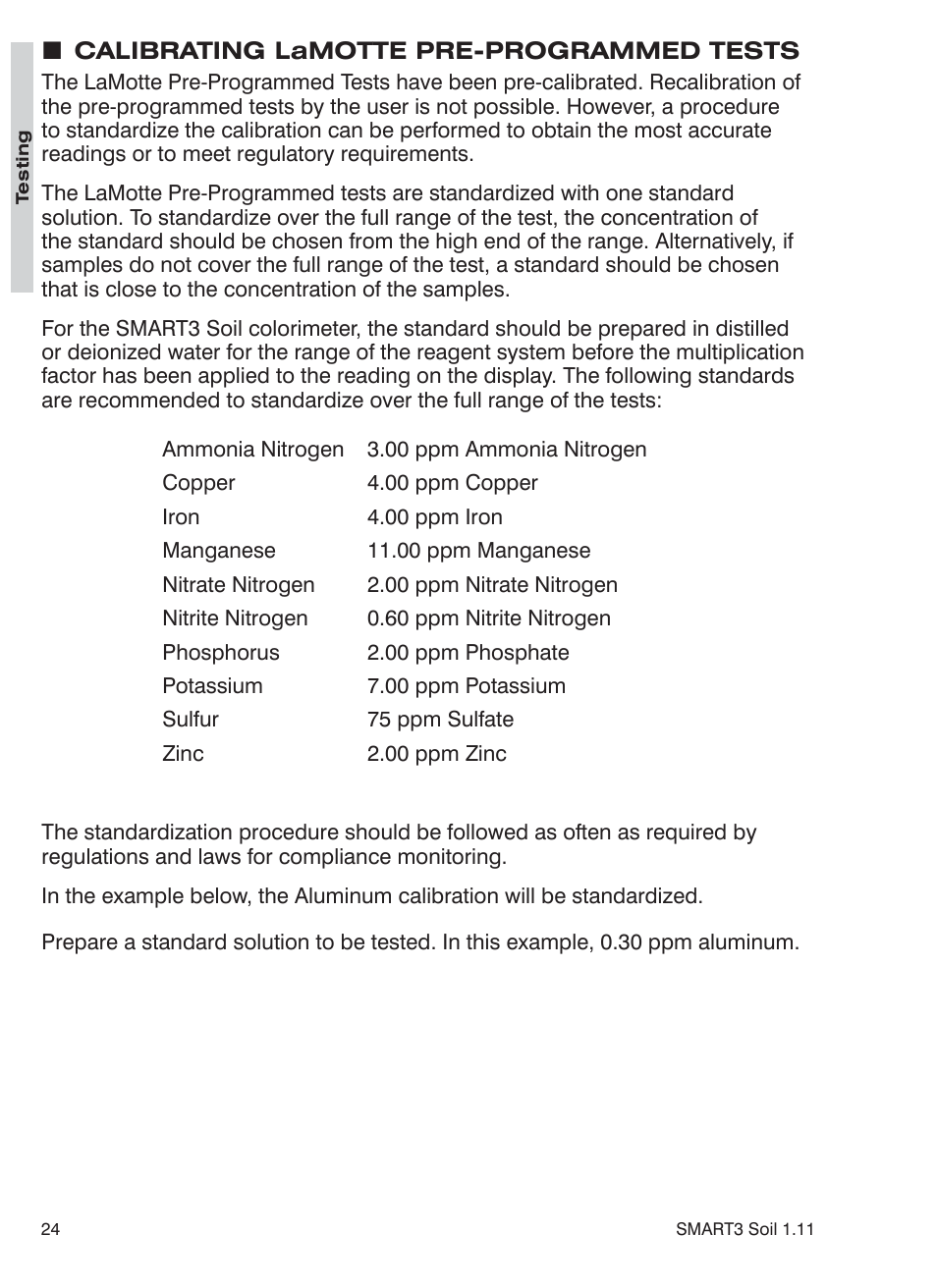 LaMotte SMART 3 Electronic Soil Lab User Manual | Page 24 / 88