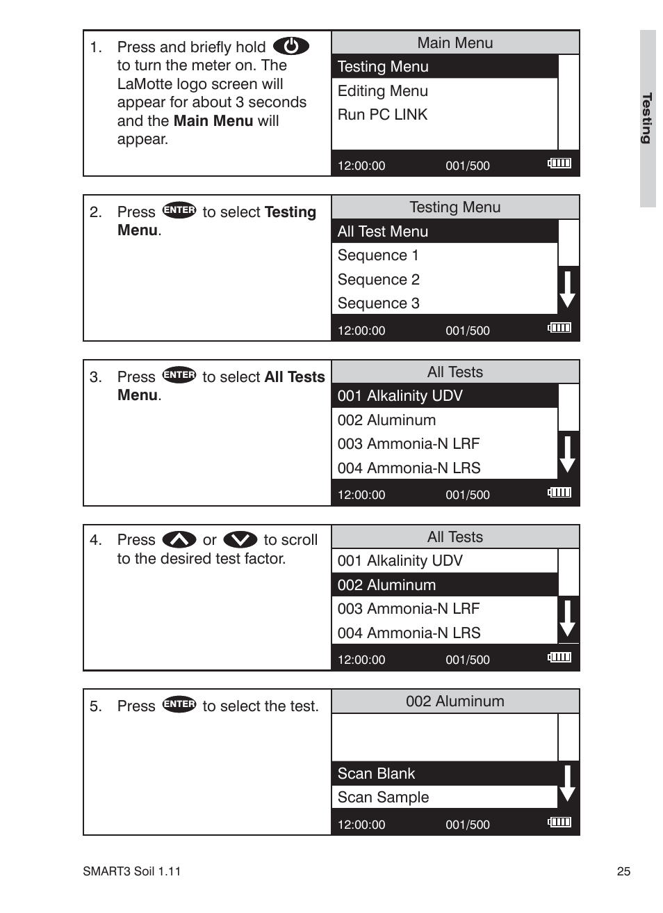 LaMotte SMART 3 Electronic Soil Lab User Manual | Page 25 / 88