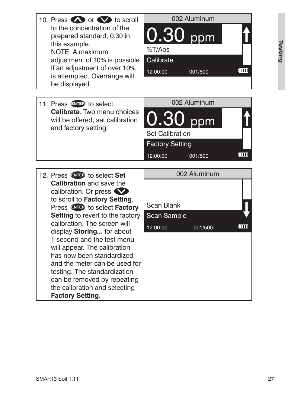 LaMotte SMART 3 Electronic Soil Lab User Manual | Page 27 / 88