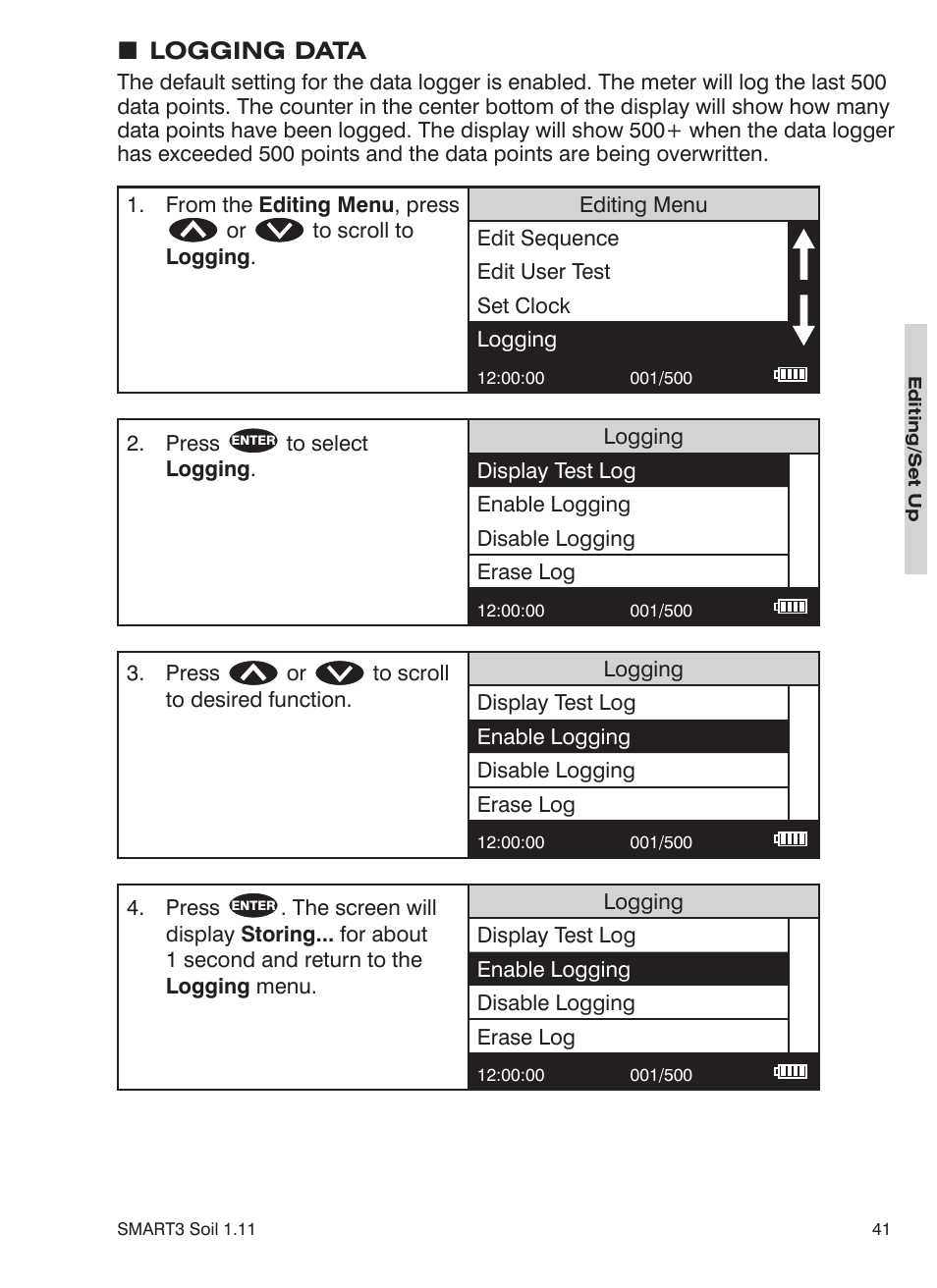 LaMotte SMART 3 Electronic Soil Lab User Manual | Page 41 / 88