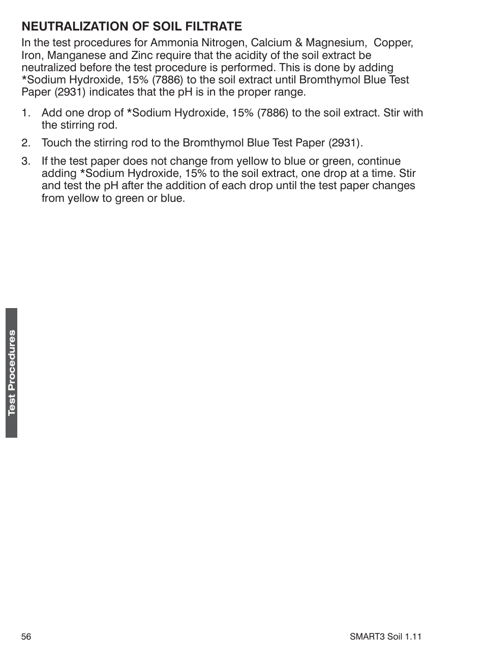 LaMotte SMART 3 Electronic Soil Lab User Manual | Page 56 / 88