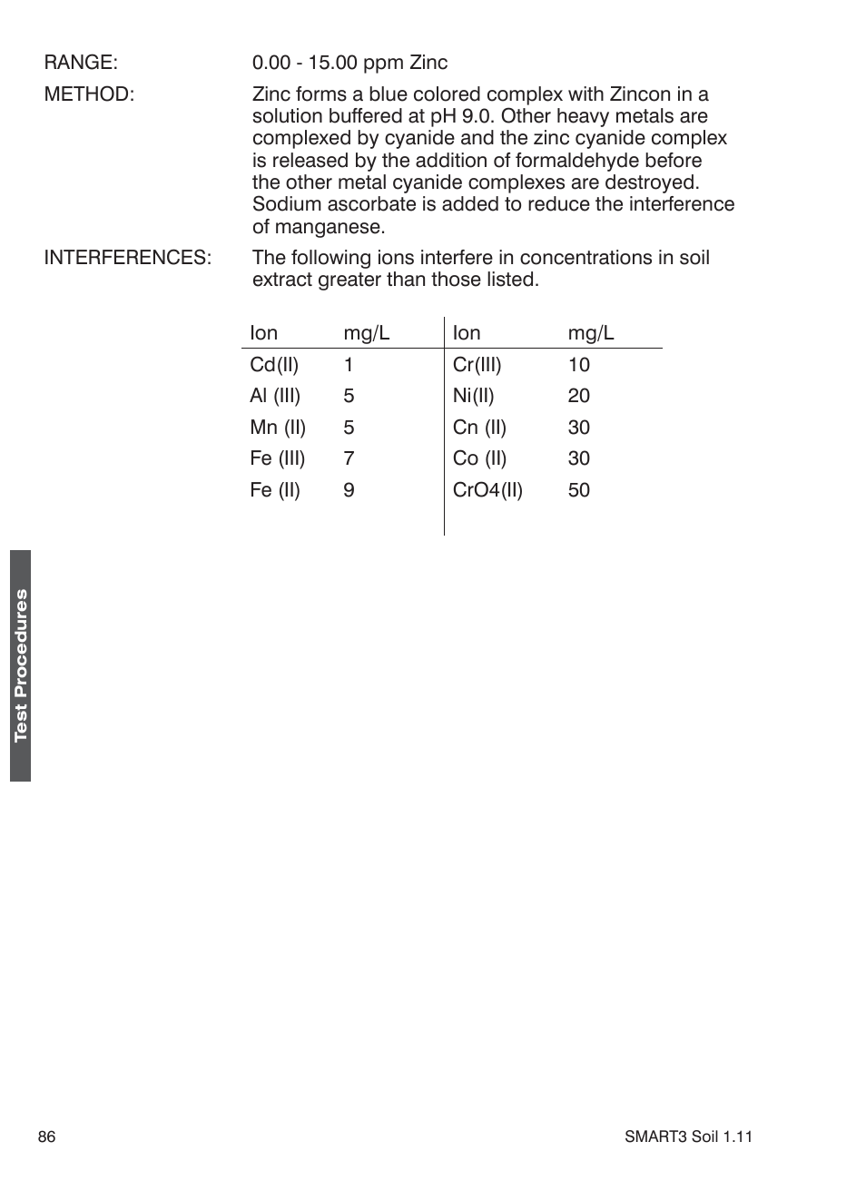 LaMotte SMART 3 Electronic Soil Lab User Manual | Page 86 / 88