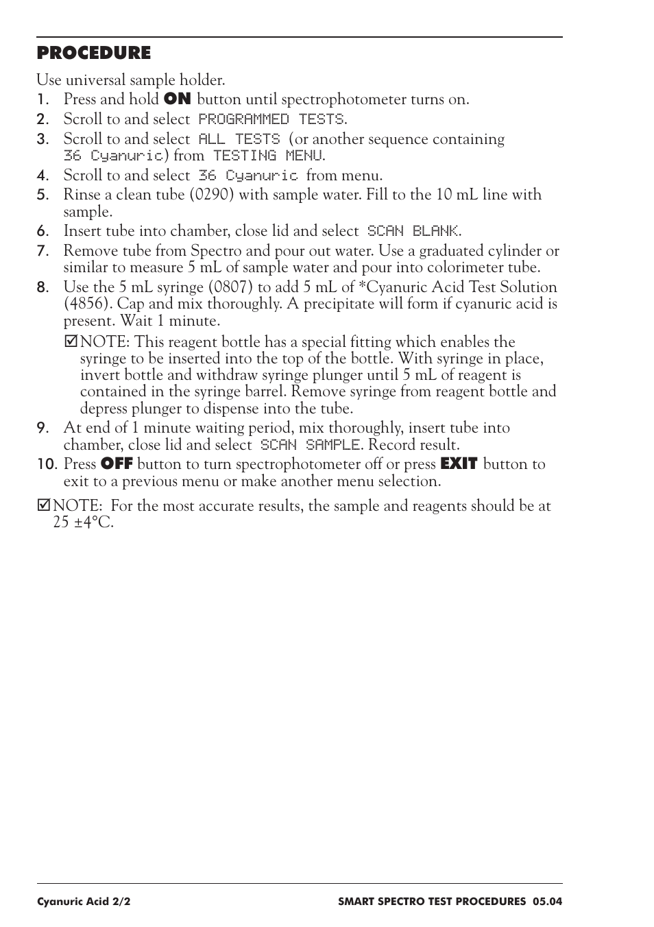 LaMotte SMART Spectro Spectrophotometer User Manual | Page 133 / 237