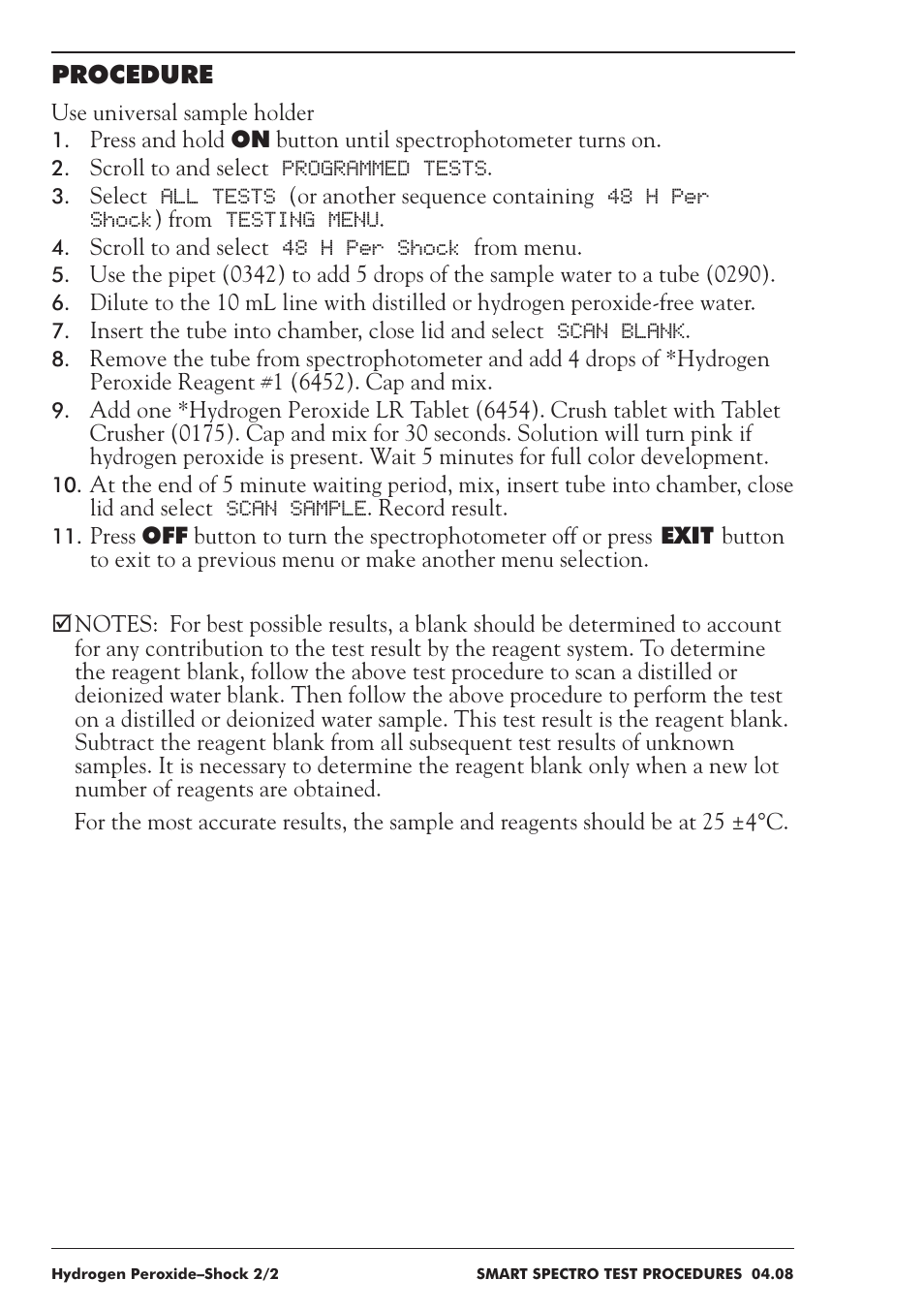 LaMotte SMART Spectro Spectrophotometer User Manual | Page 151 / 237