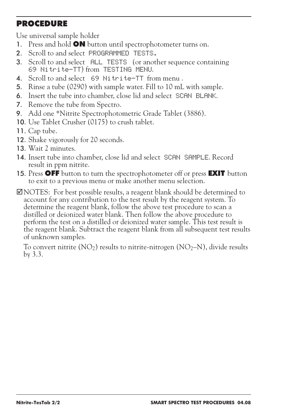LaMotte SMART Spectro Spectrophotometer User Manual | Page 177 / 237