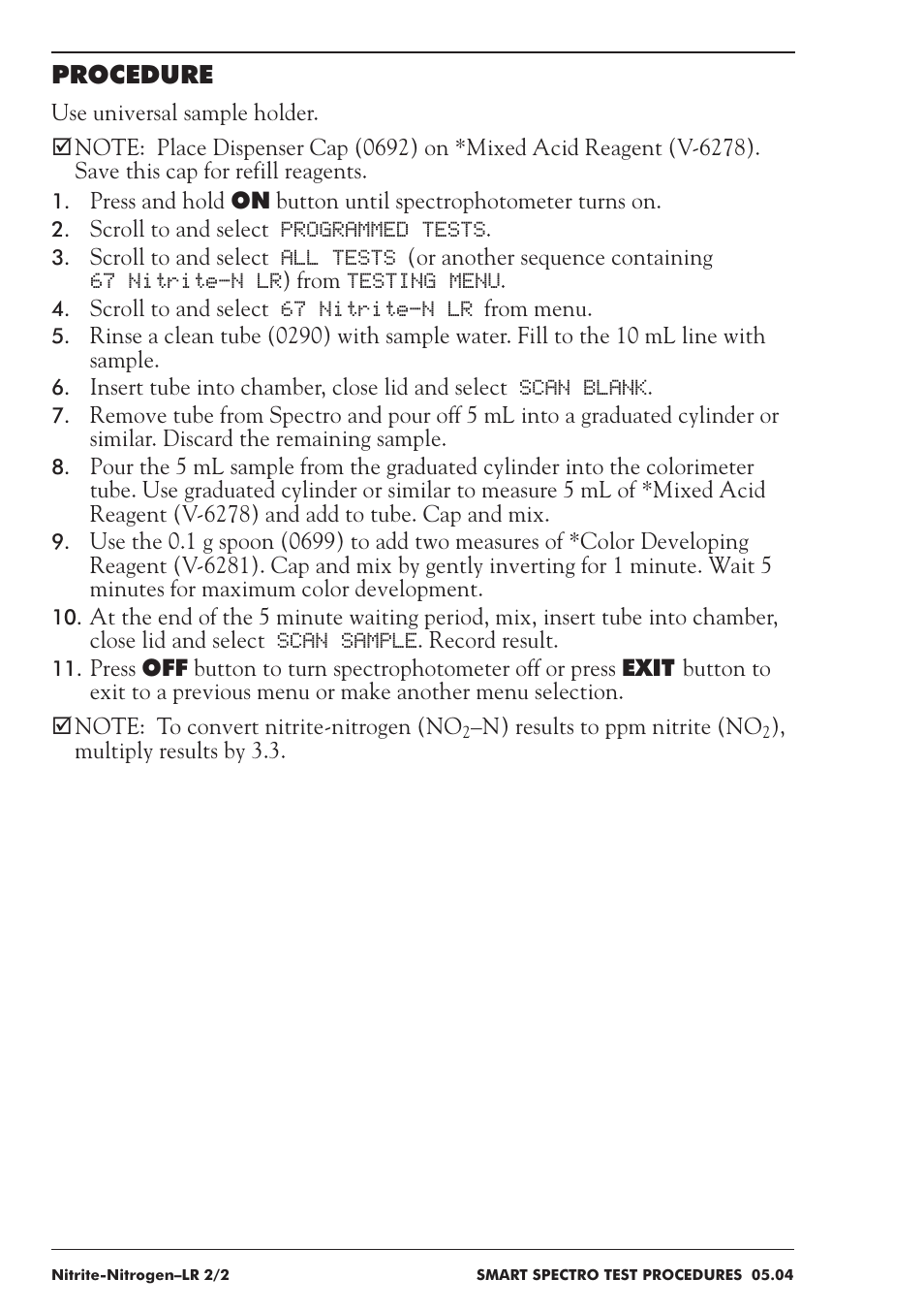 LaMotte SMART Spectro Spectrophotometer User Manual | Page 179 / 237