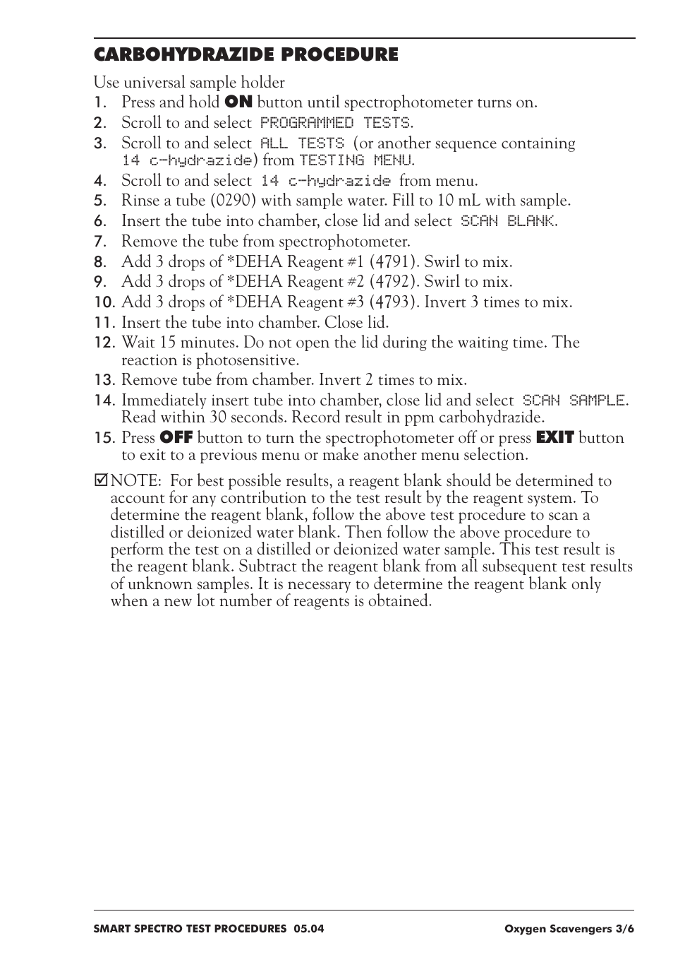 LaMotte SMART Spectro Spectrophotometer User Manual | Page 186 / 237