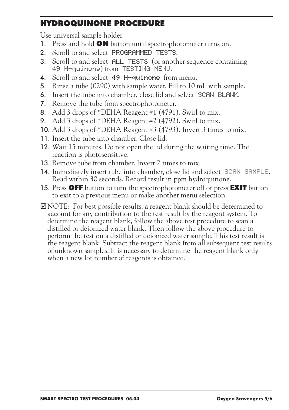 LaMotte SMART Spectro Spectrophotometer User Manual | Page 188 / 237