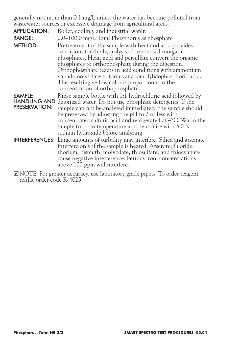 LaMotte SMART Spectro Spectrophotometer User Manual | Page 209 / 237