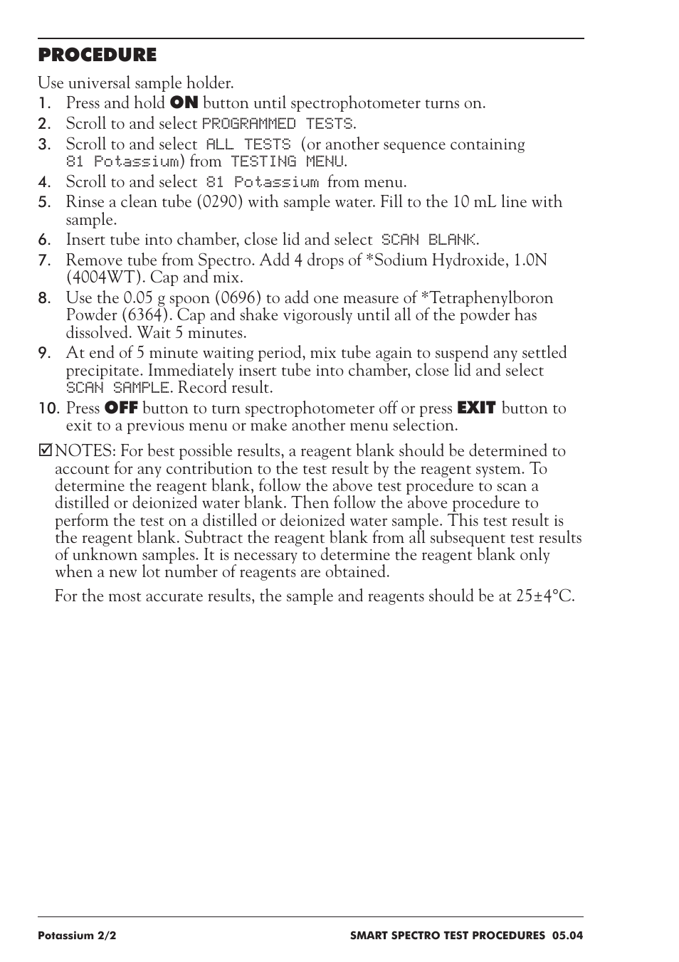 LaMotte SMART Spectro Spectrophotometer User Manual | Page 213 / 237