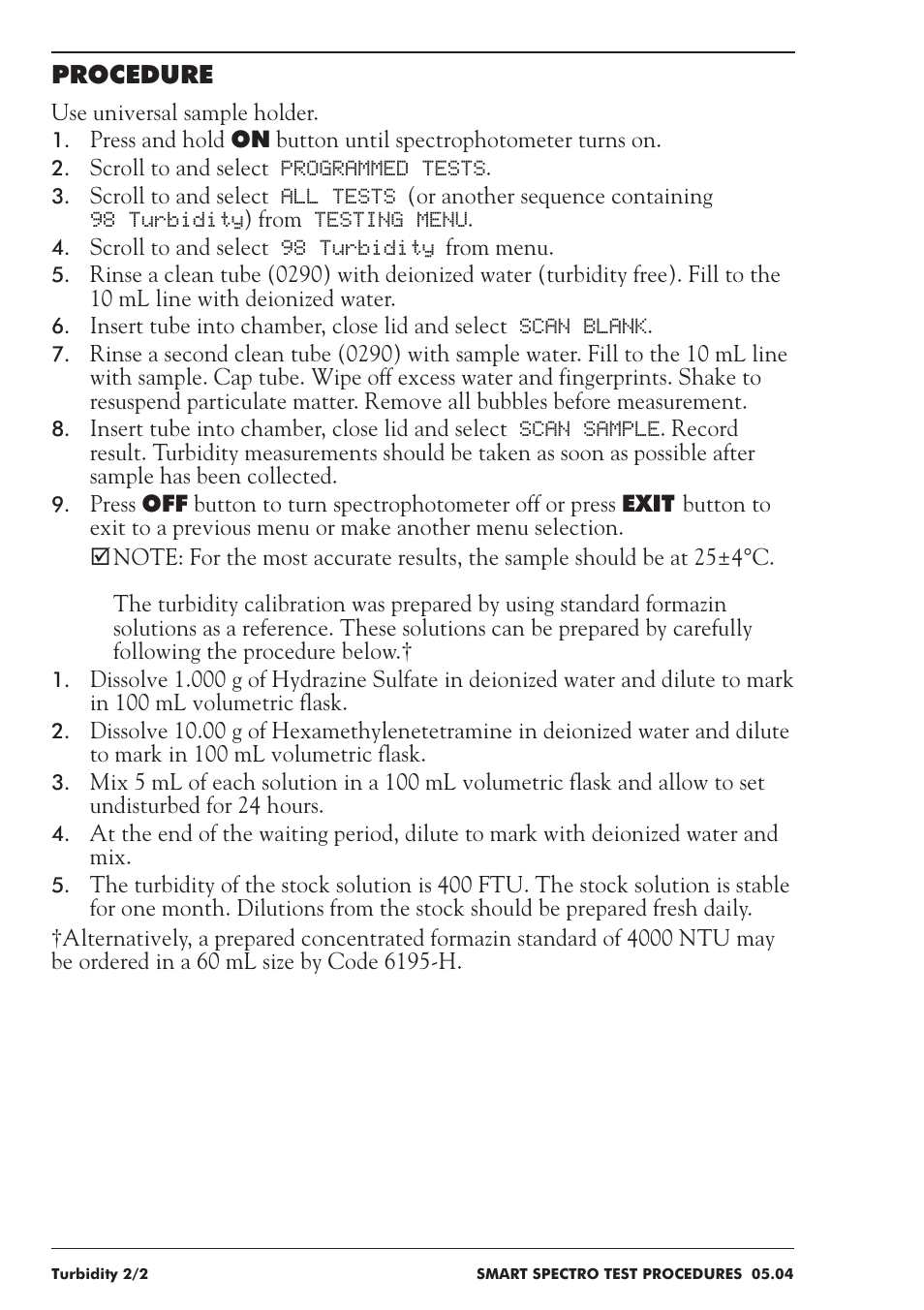 LaMotte SMART Spectro Spectrophotometer User Manual | Page 229 / 237