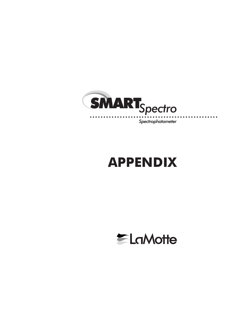 Smart, L mott, Appendix | Spectro | LaMotte SMART Spectro Spectrophotometer User Manual | Page 234 / 237