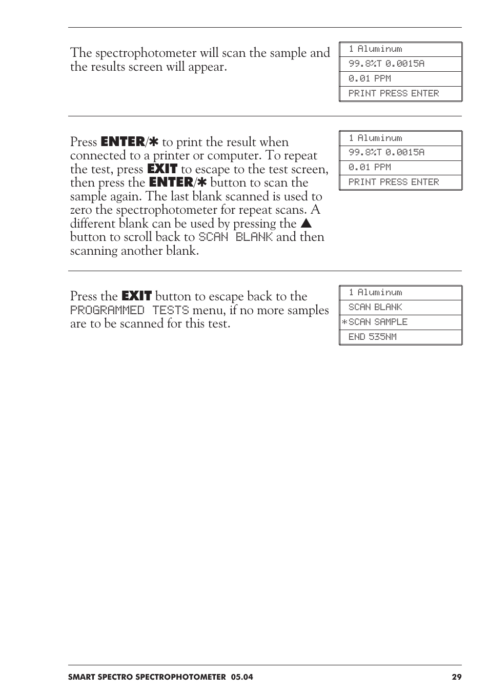 LaMotte SMART Spectro Spectrophotometer User Manual | Page 29 / 237