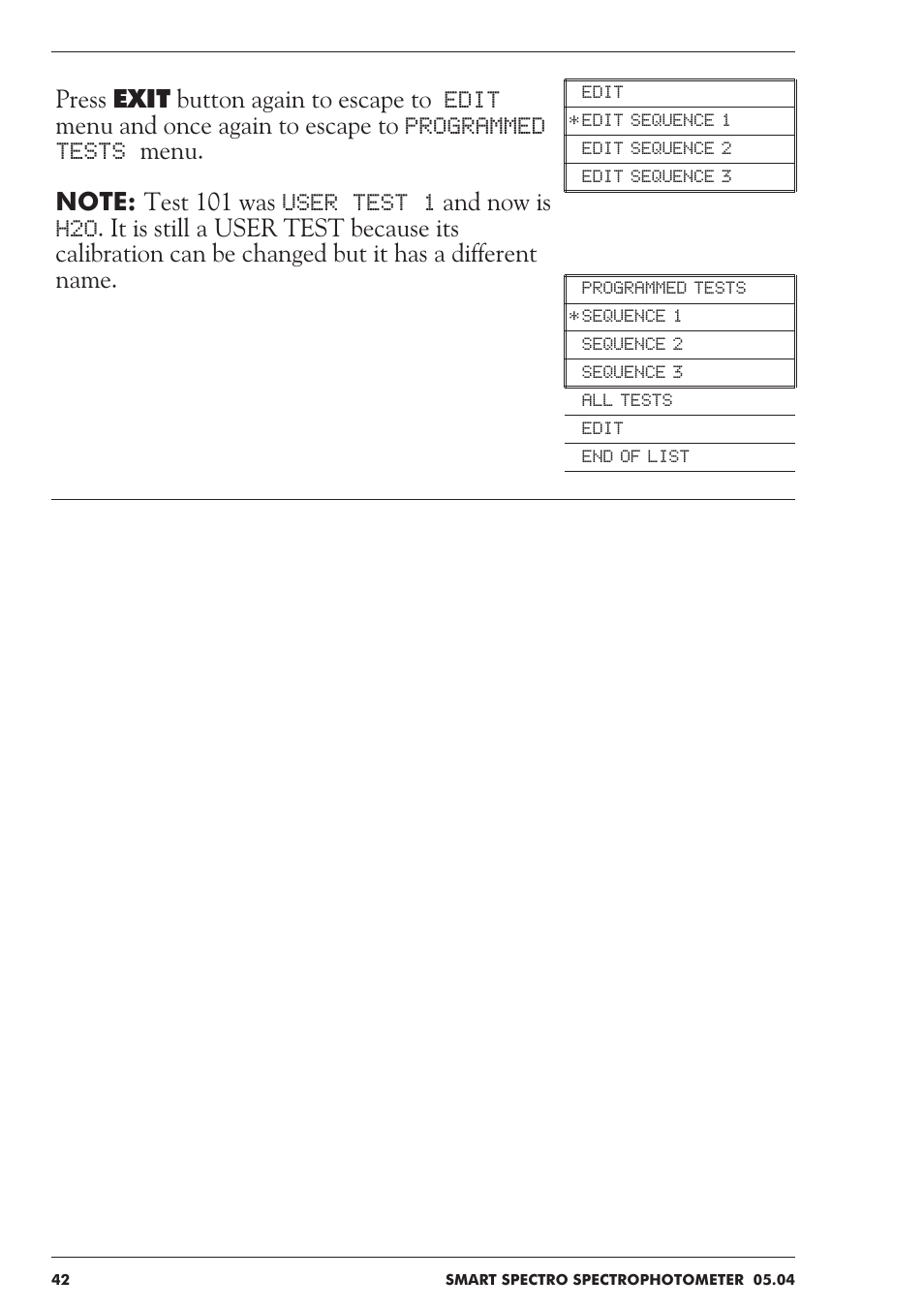 LaMotte SMART Spectro Spectrophotometer User Manual | Page 42 / 237