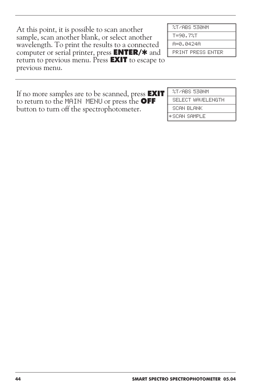 LaMotte SMART Spectro Spectrophotometer User Manual | Page 44 / 237