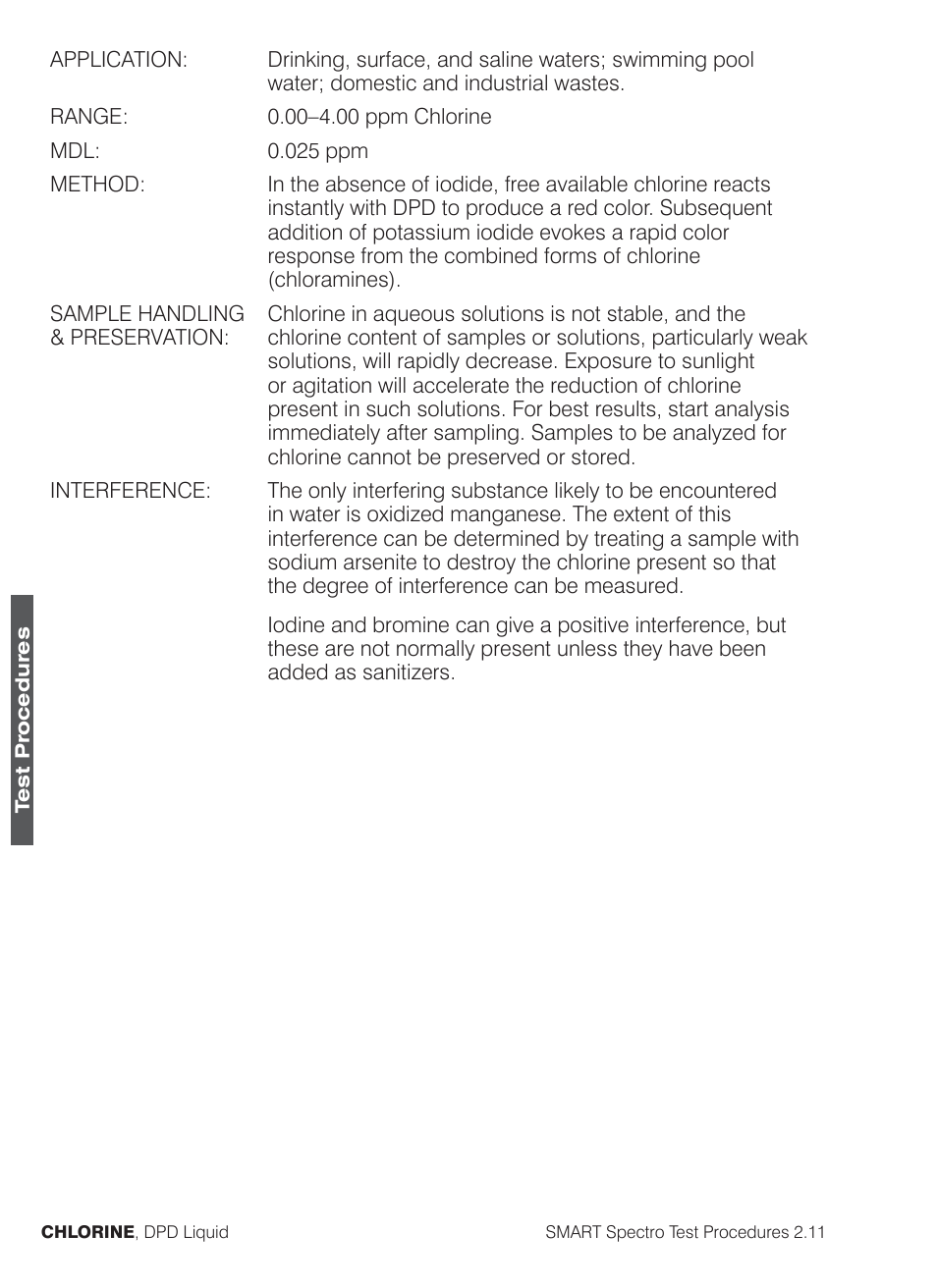 LaMotte SMART Spectro Spectrophotometer User Manual | Page 101 / 261