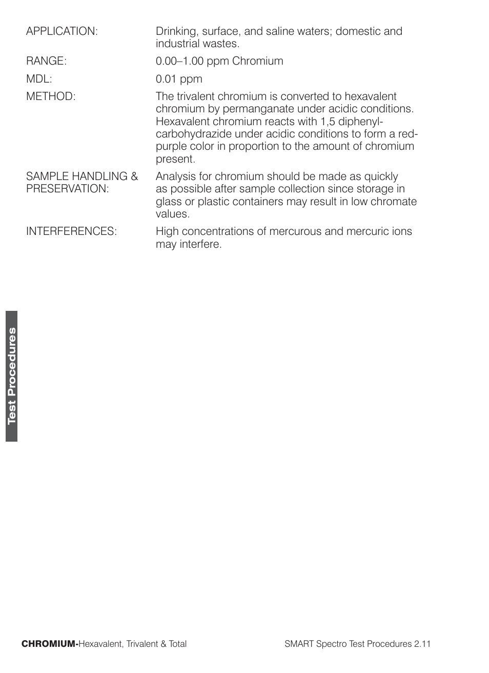 LaMotte SMART Spectro Spectrophotometer User Manual | Page 113 / 261