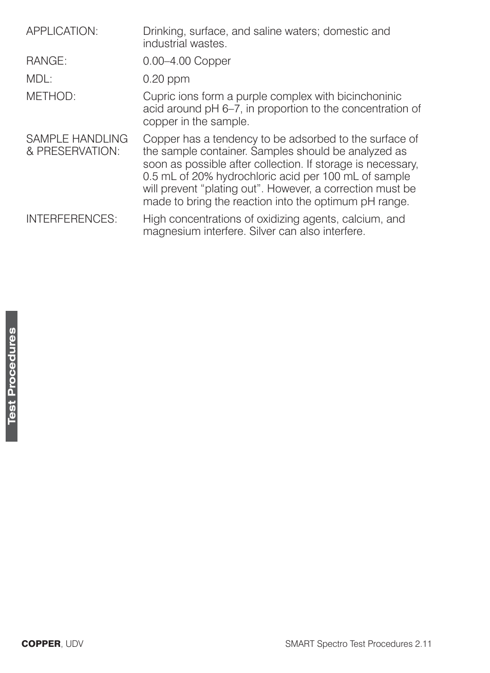 LaMotte SMART Spectro Spectrophotometer User Manual | Page 141 / 261