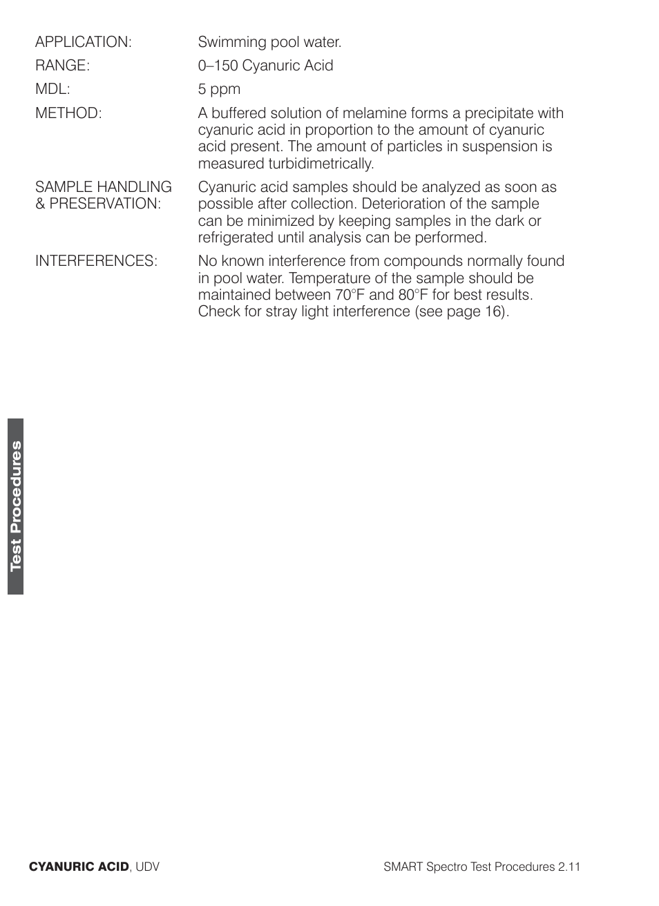 LaMotte SMART Spectro Spectrophotometer User Manual | Page 151 / 261