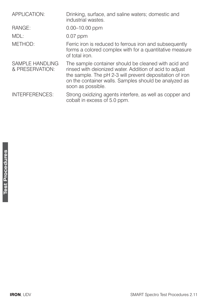 LaMotte SMART Spectro Spectrophotometer User Manual | Page 175 / 261