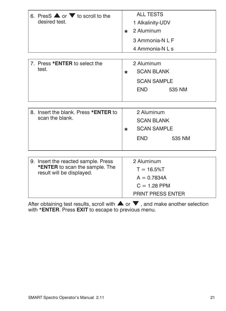 LaMotte SMART Spectro Spectrophotometer User Manual | Page 21 / 261