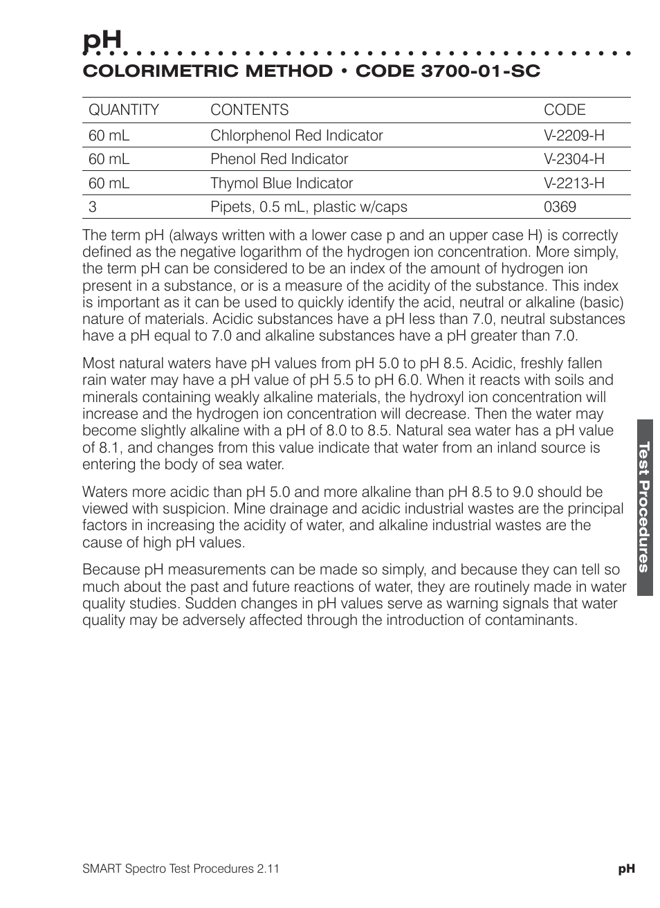 LaMotte SMART Spectro Spectrophotometer User Manual | Page 214 / 261