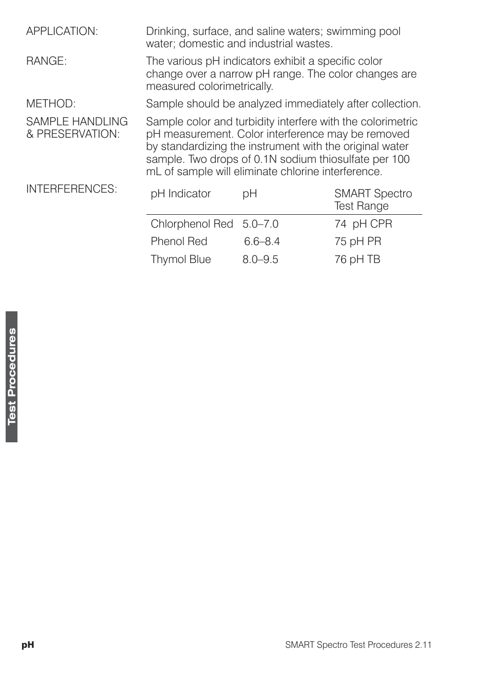 LaMotte SMART Spectro Spectrophotometer User Manual | Page 215 / 261