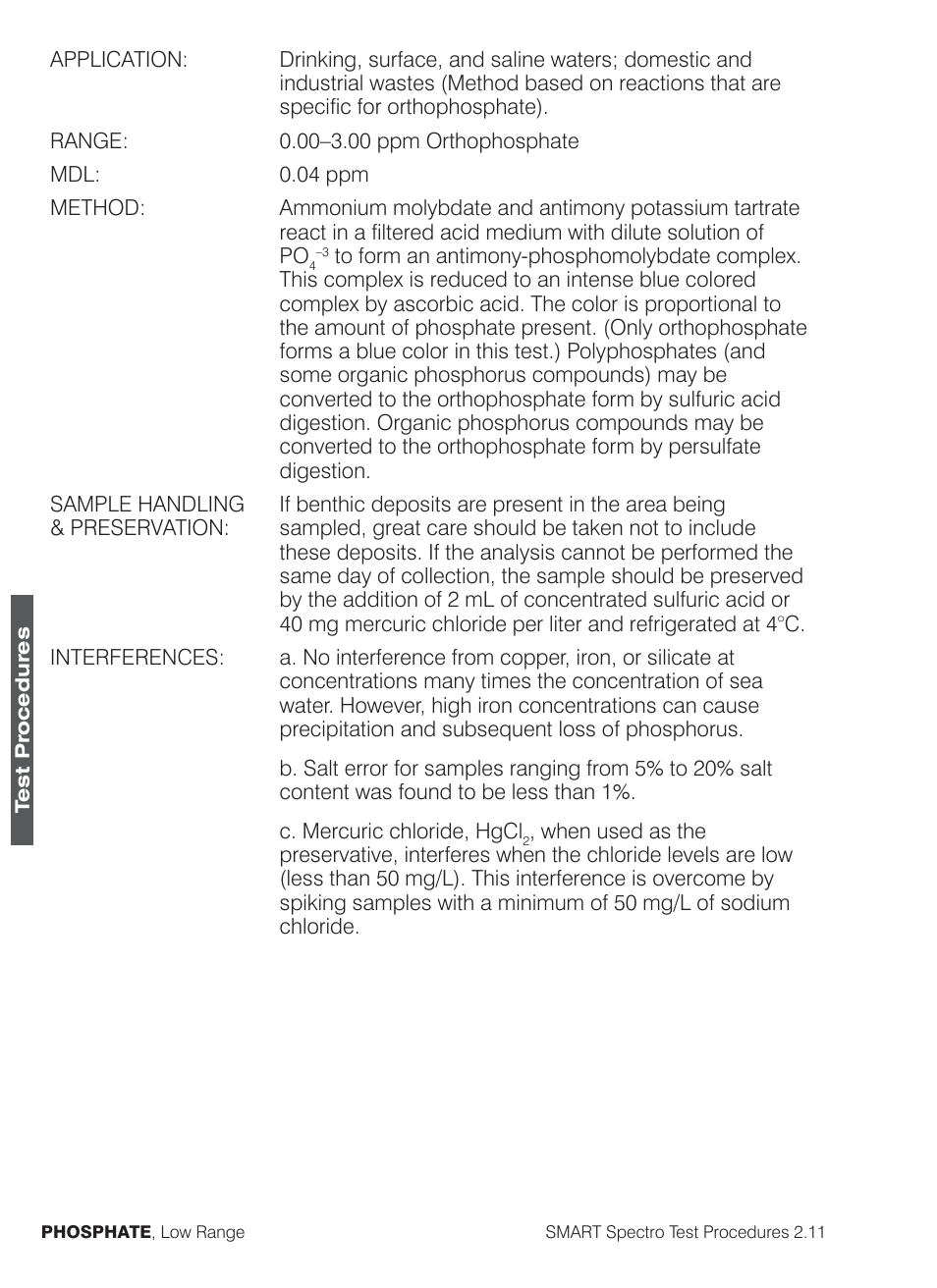 LaMotte SMART Spectro Spectrophotometer User Manual | Page 221 / 261