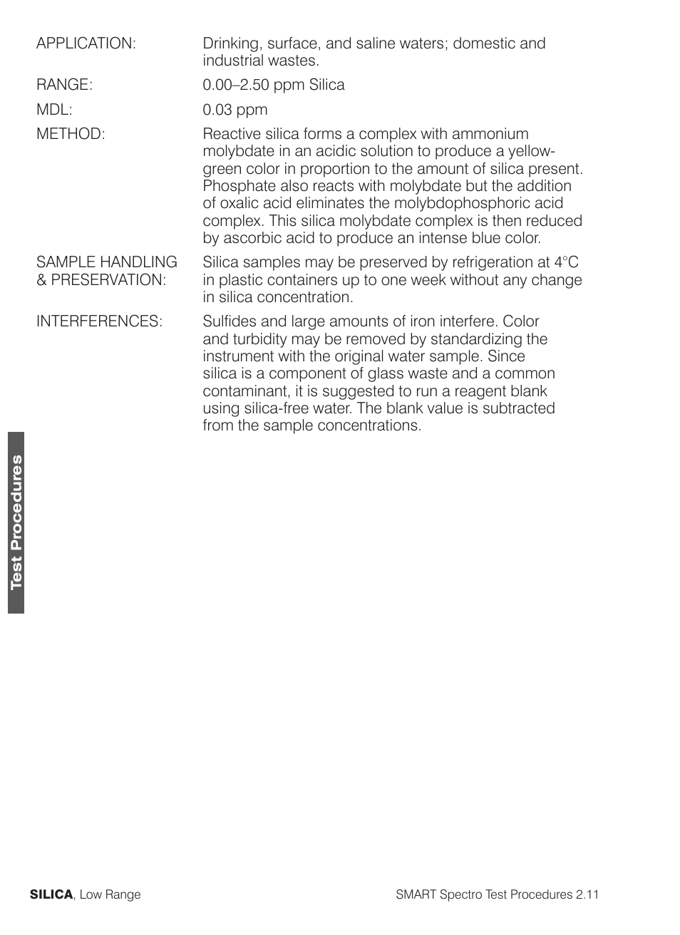 LaMotte SMART Spectro Spectrophotometer User Manual | Page 237 / 261