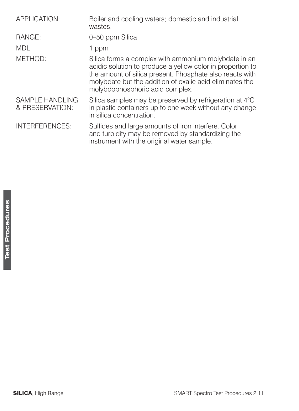 LaMotte SMART Spectro Spectrophotometer User Manual | Page 241 / 261