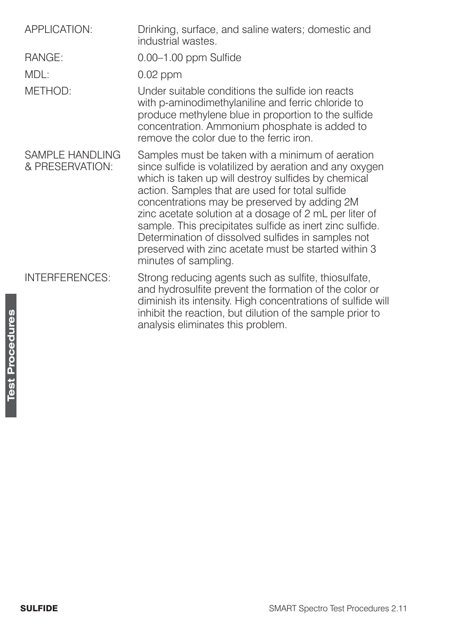 LaMotte SMART Spectro Spectrophotometer User Manual | Page 247 / 261