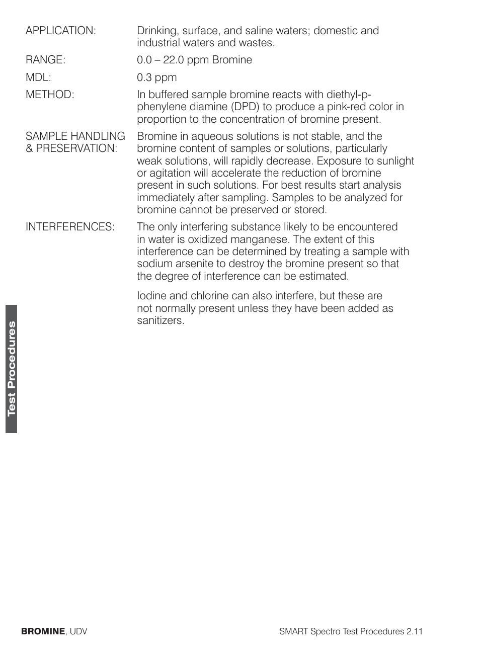 LaMotte SMART Spectro Spectrophotometer User Manual | Page 79 / 261