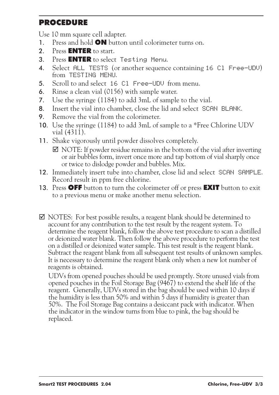 LaMotte SMART 2 User Manual | Page 103 / 258