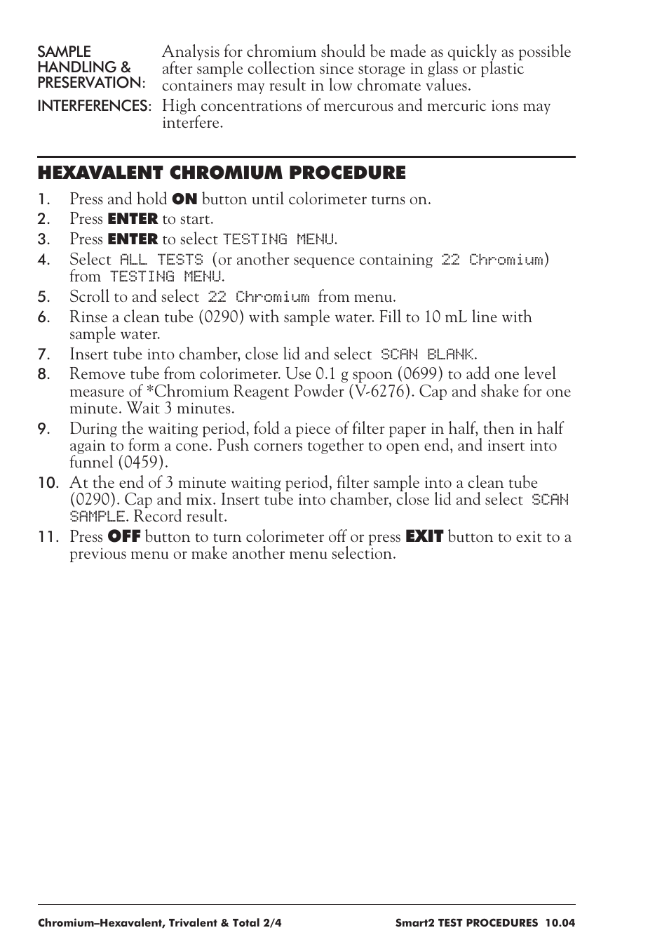 LaMotte SMART 2 User Manual | Page 116 / 258