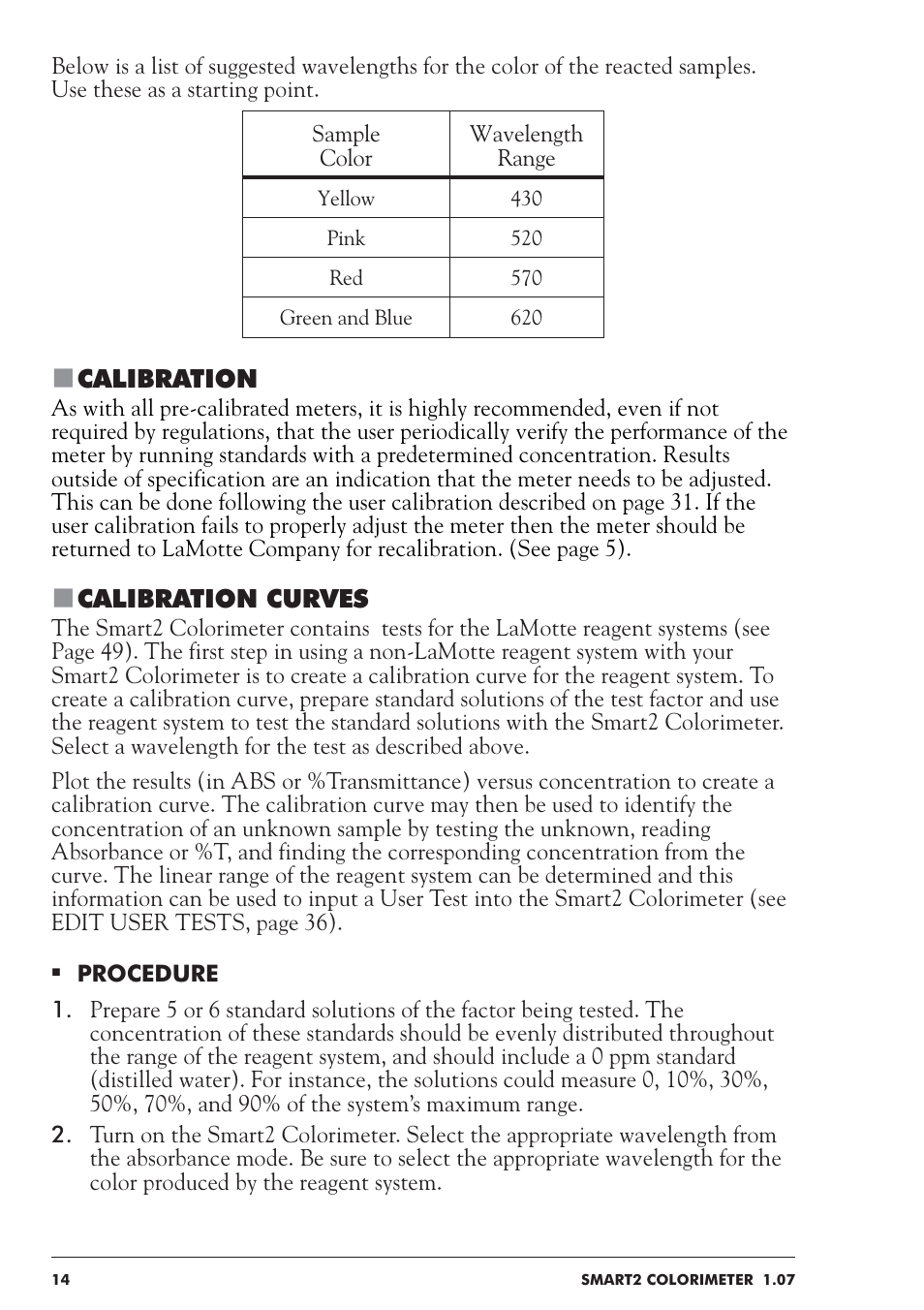 LaMotte SMART 2 User Manual | Page 14 / 258