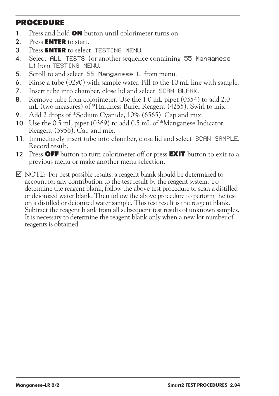 LaMotte SMART 2 User Manual | Page 178 / 258