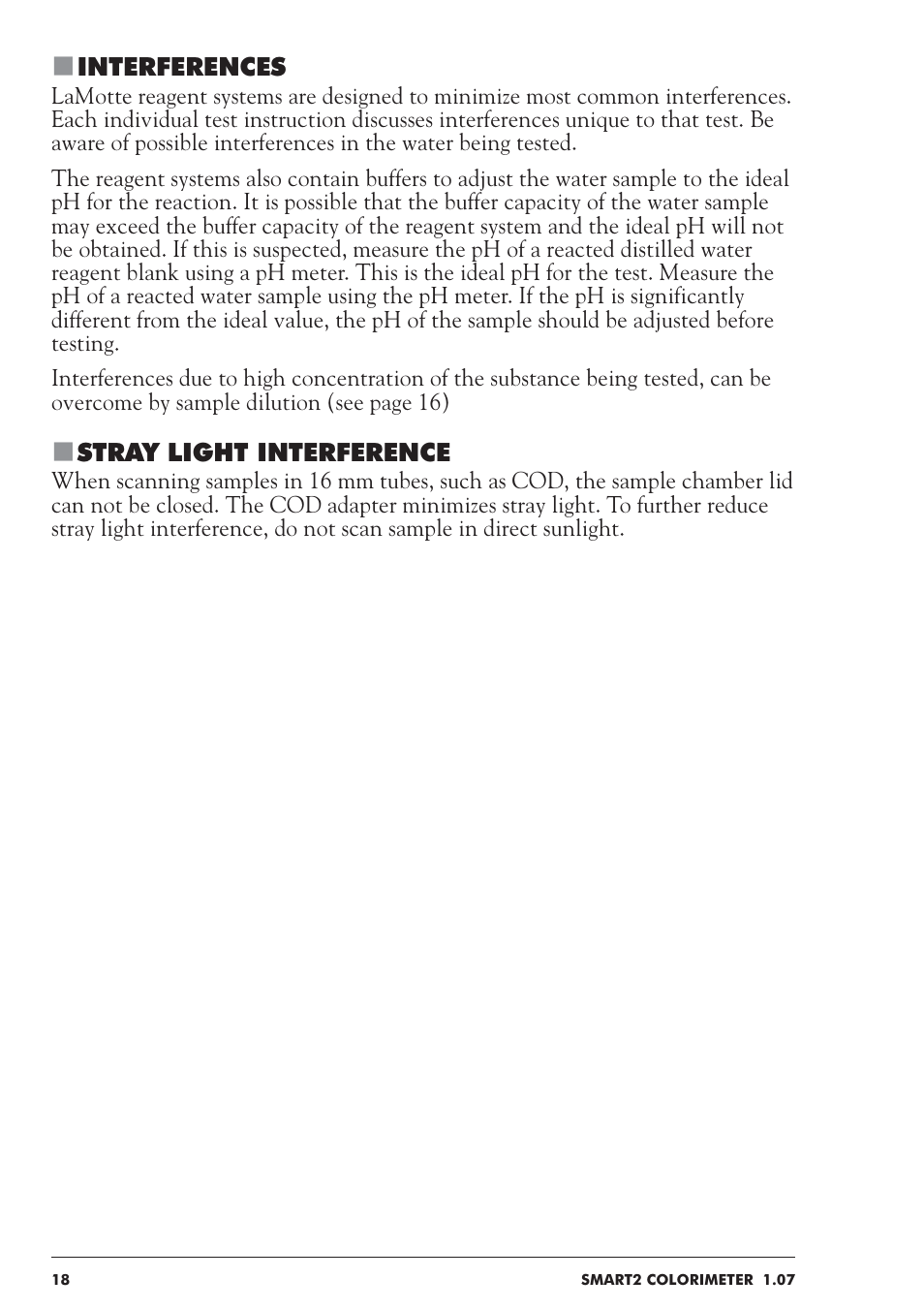 LaMotte SMART 2 User Manual | Page 18 / 258