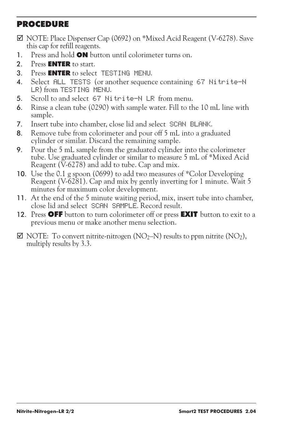 LaMotte SMART 2 User Manual | Page 196 / 258