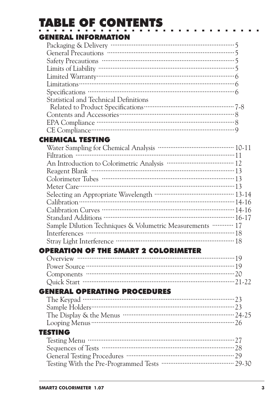 LaMotte SMART 2 User Manual | Page 3 / 258