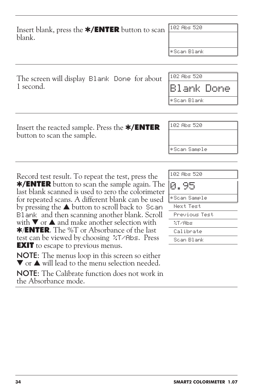 Blank done | LaMotte SMART 2 User Manual | Page 34 / 258