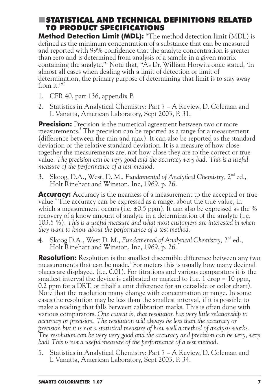 LaMotte SMART 2 User Manual | Page 7 / 258