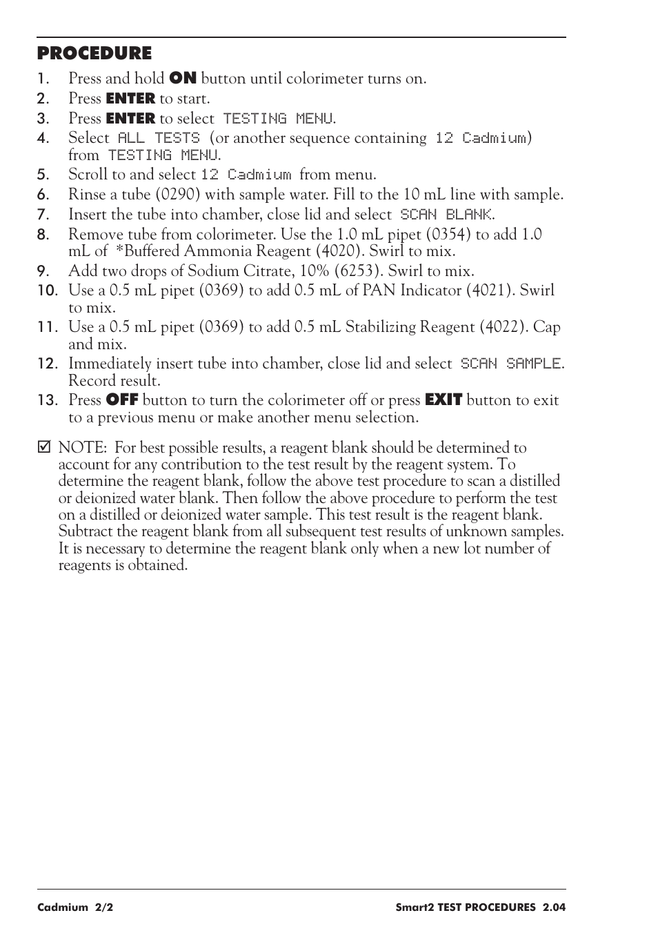 LaMotte SMART 2 User Manual | Page 84 / 258